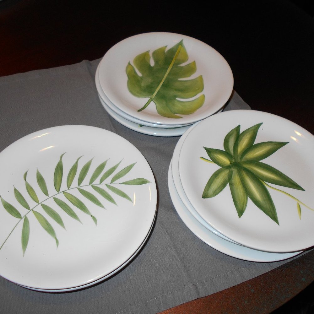 Appetizer Plates 10 Each White 8" Round
